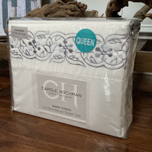 Midnight by Carole Hochman Bedding Carole Hochman Embroidered Queen